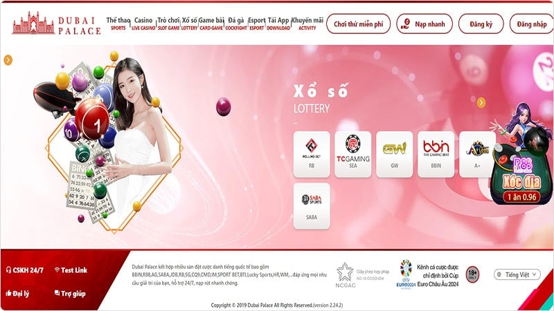 Cá cược lô đề online tại Dubai Casino