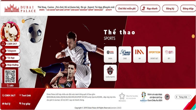 Cá cược thể thao Dubai Casino 