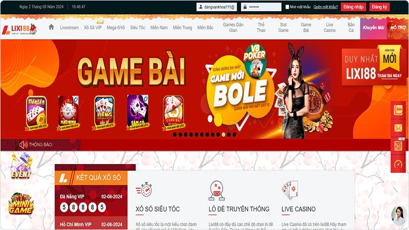 Cá cược casino Lixi88 được đa số người chơi đánh giá cao