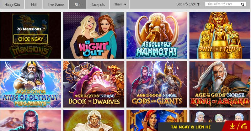 Slot tại nhà cái Dafabet được nhiều người yêu thích