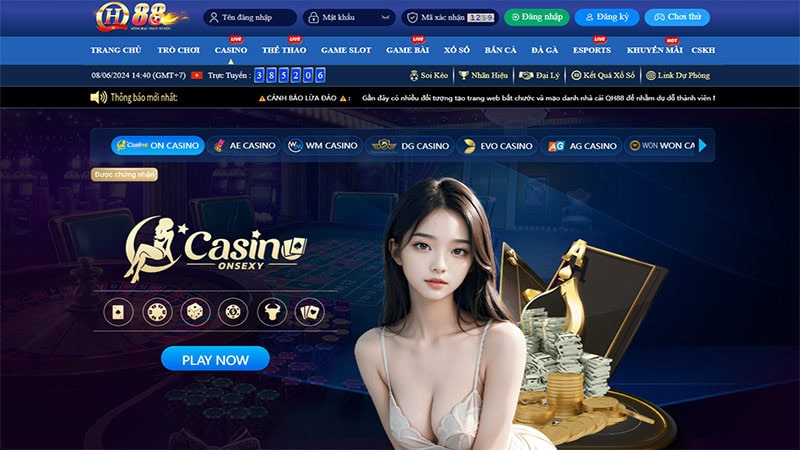 Cá cược casino QH88