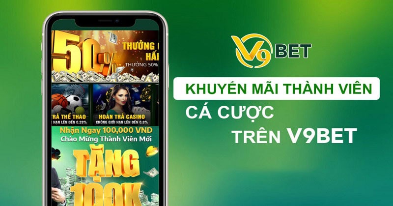 Nhiều chương trình khuyến mãi V9Bet hấp dẫn 