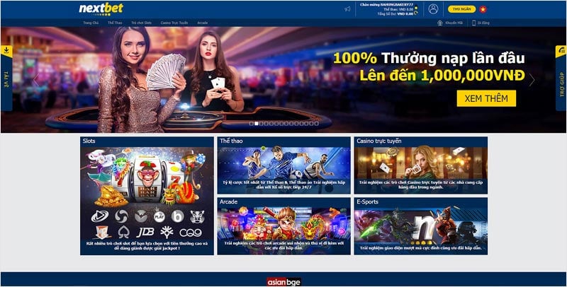 Cách đăng nhập Nextbet vô cùng đơn giản