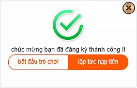 Hoàn tất quá trình tạo tài khoản ShBet