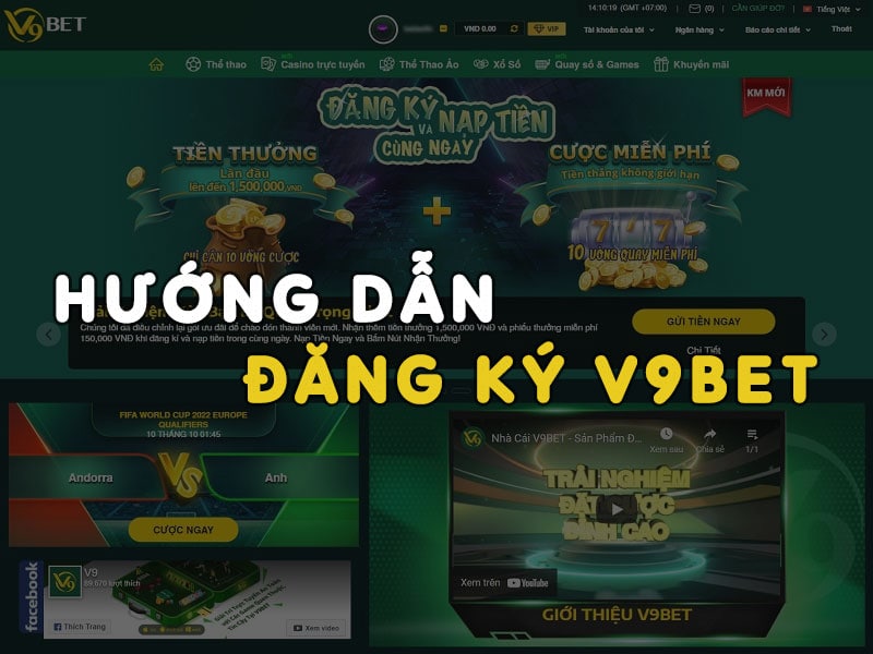 Hướng dẫn đăng ký V9Bet nhanh chóng 