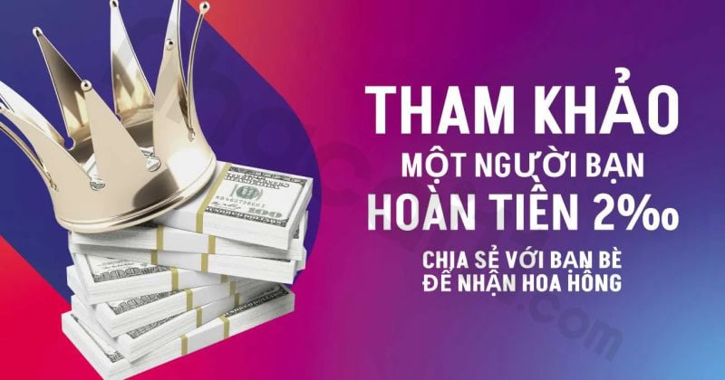 Khuyến mãi hoàn tiền khi mời bạn bè tham gia Letou