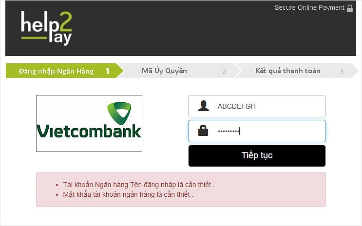 Cách nạp tiền fb88 bằng internet banking